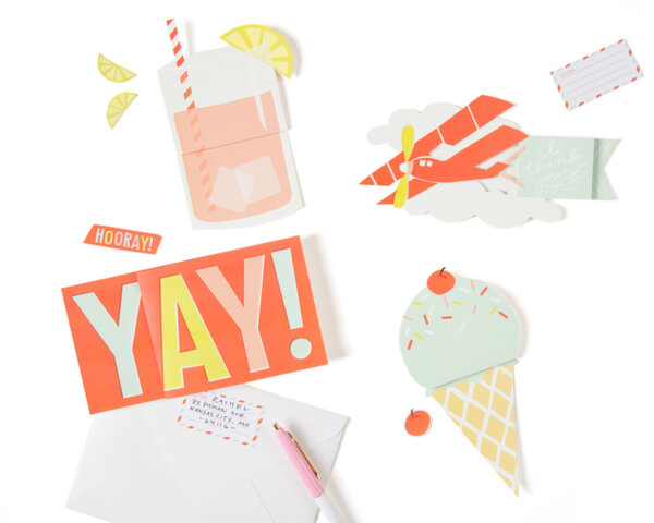 expandable greeting cards summer