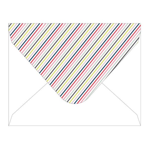 striped envelope flap proof