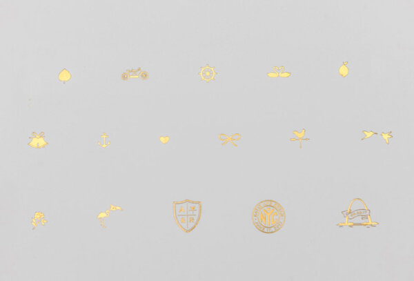 gold foil icon choices