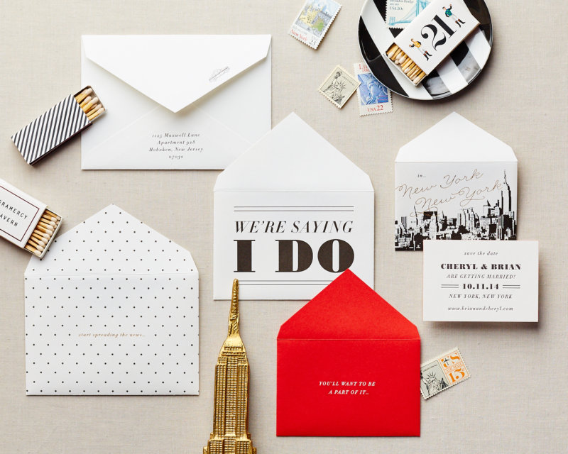 nyc envelope series nesting envelopes save the date